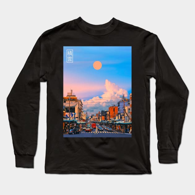 Cumulus in Japan IV Long Sleeve T-Shirt by Yagedan